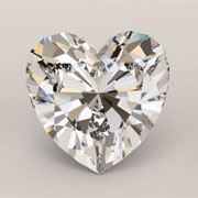 diamant in hart slijpvorm